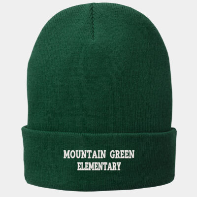 Mountain Green Fleece-Lined Knit Cap Thumbnail